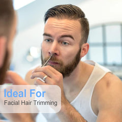 AsonTao nose hair trimmer tip for quiet, focused trimming.
