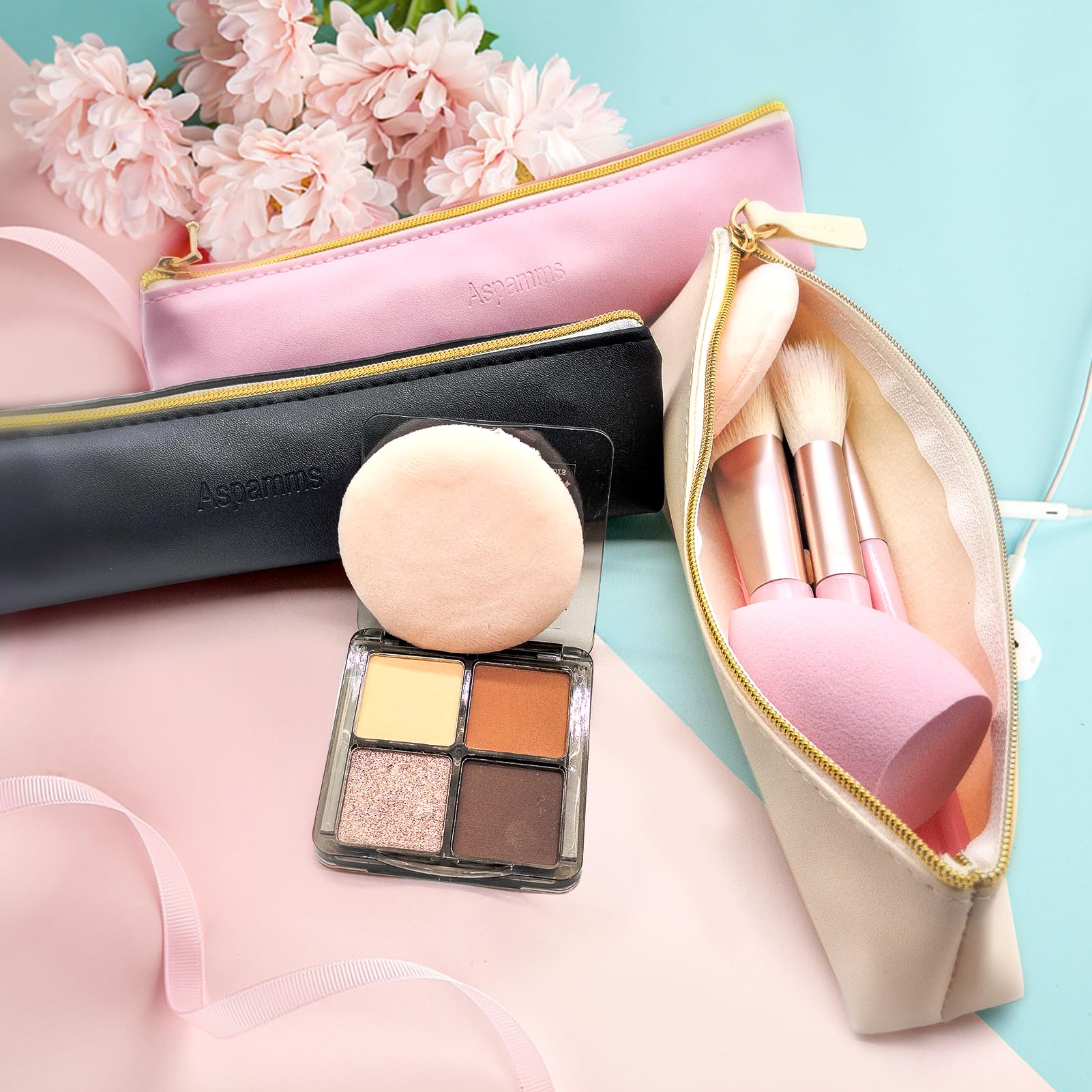 Aspamms coin purse and mini cosmetic bag for small essentials