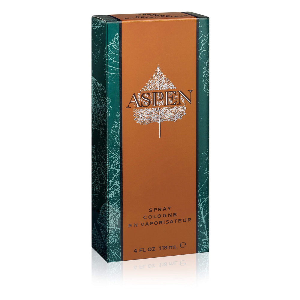 Aspen Men Cologne forest-inspired packaging signals premium gift potential.