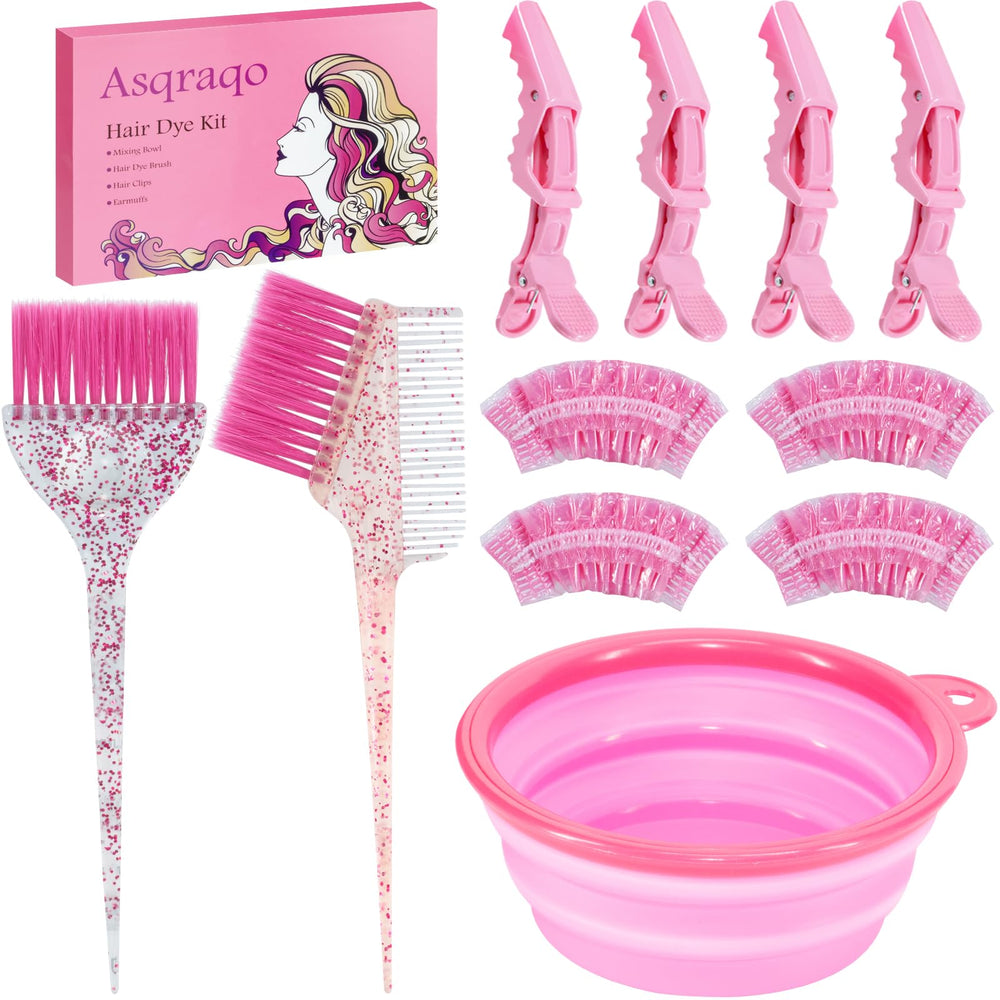 Asqraqo hair coloring kit full set for home dyeing and color experimentation
