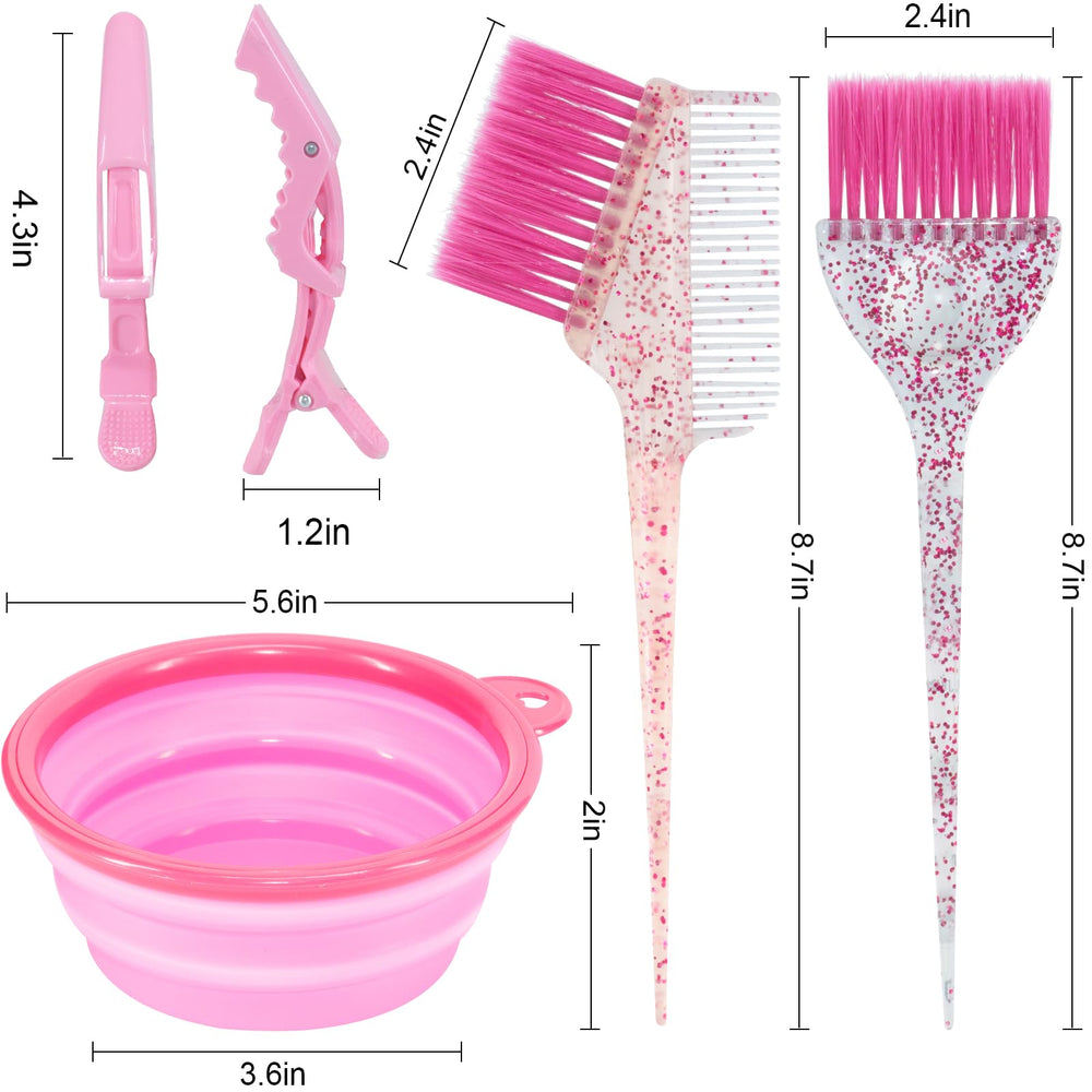 Asqraqo mixing bowl with dye brush for precise color blending