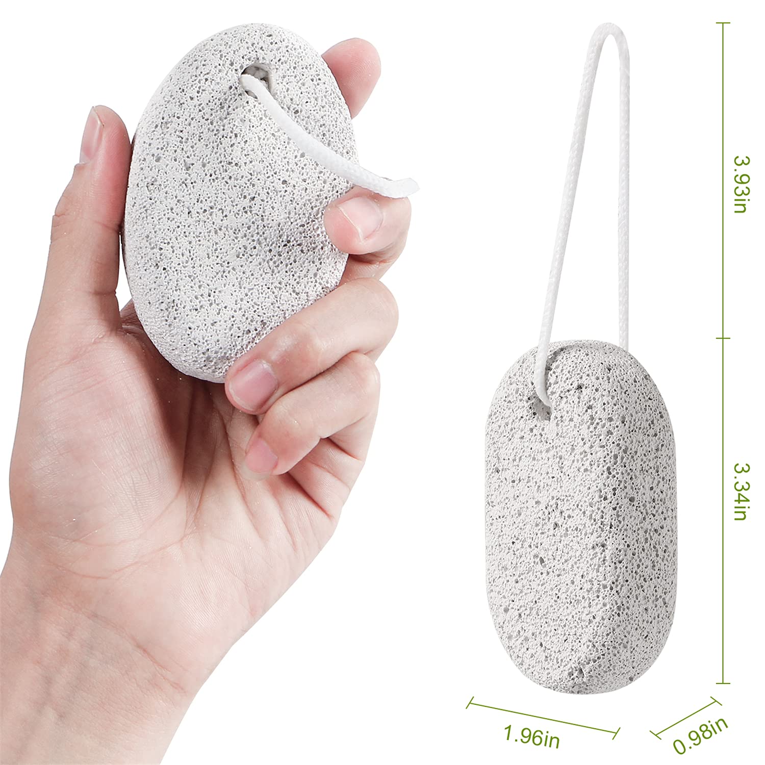 Asqraqo lava pumice stone for hand care and softness
