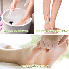Asqraqo pumice stone ergonomic handle for easy grip and control