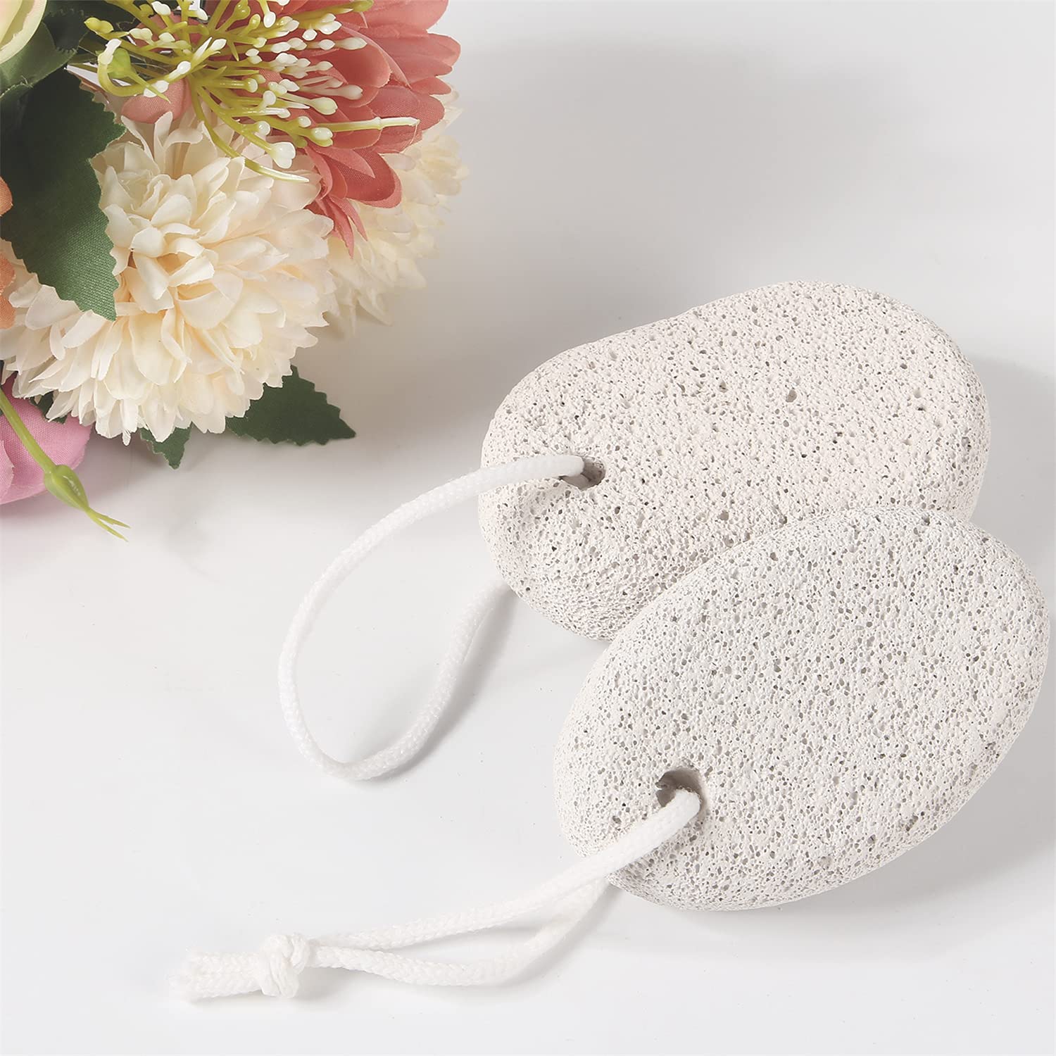 Asqraqo lava pumice stone porous texture delivers gentle exfoliation