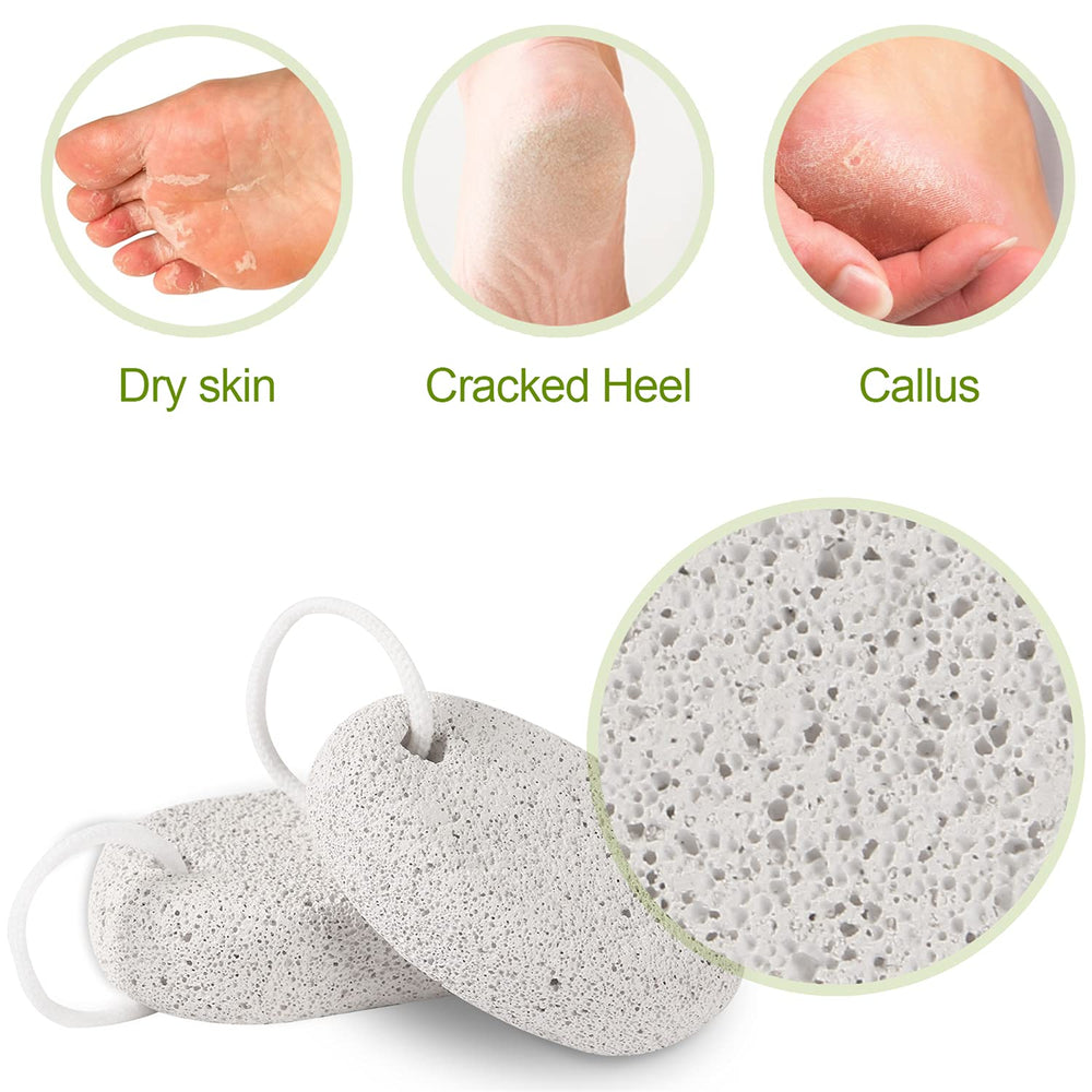 Asqraqo pumice stone rope drying ring for convenient storage