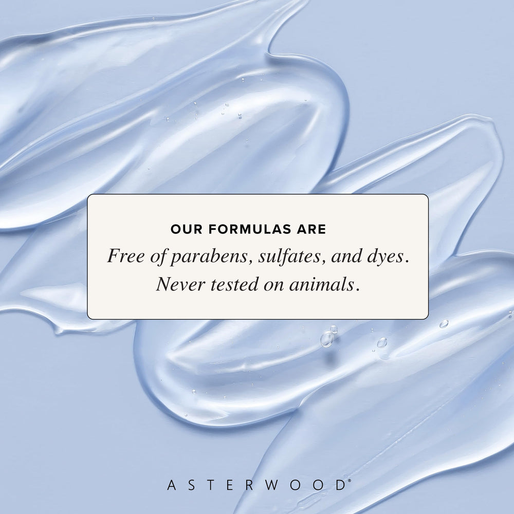 Asterwood Copper Peptides Serum packaging box communicates premium quality and care