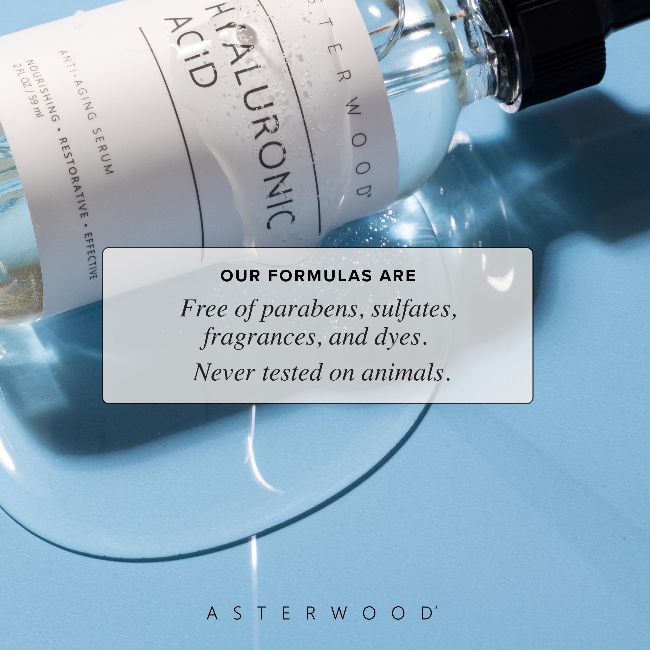Fragrance-free label indicating a gentle formula for sensitive skin.