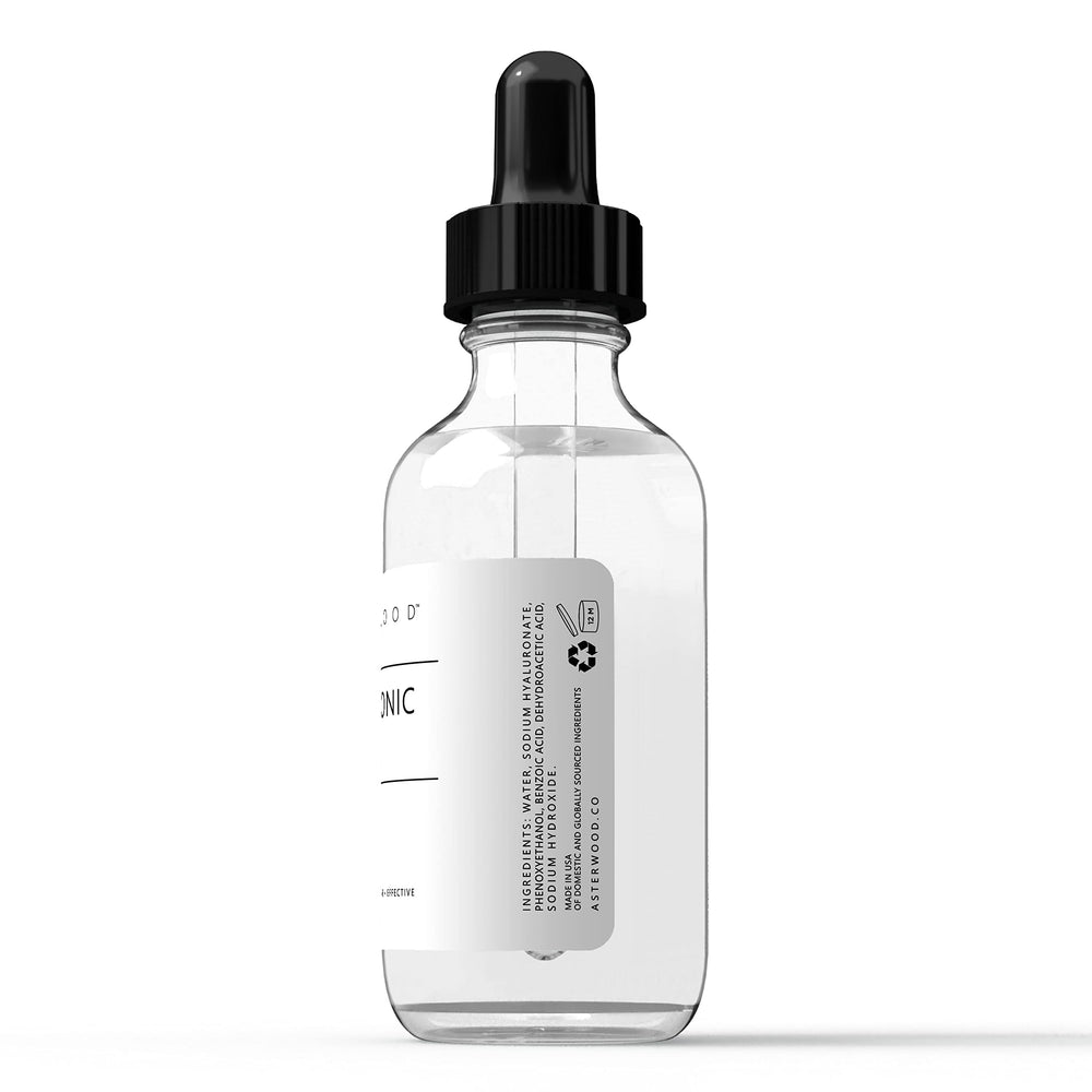 Fragrance-free label on Asterwood packaging for sensitive skin