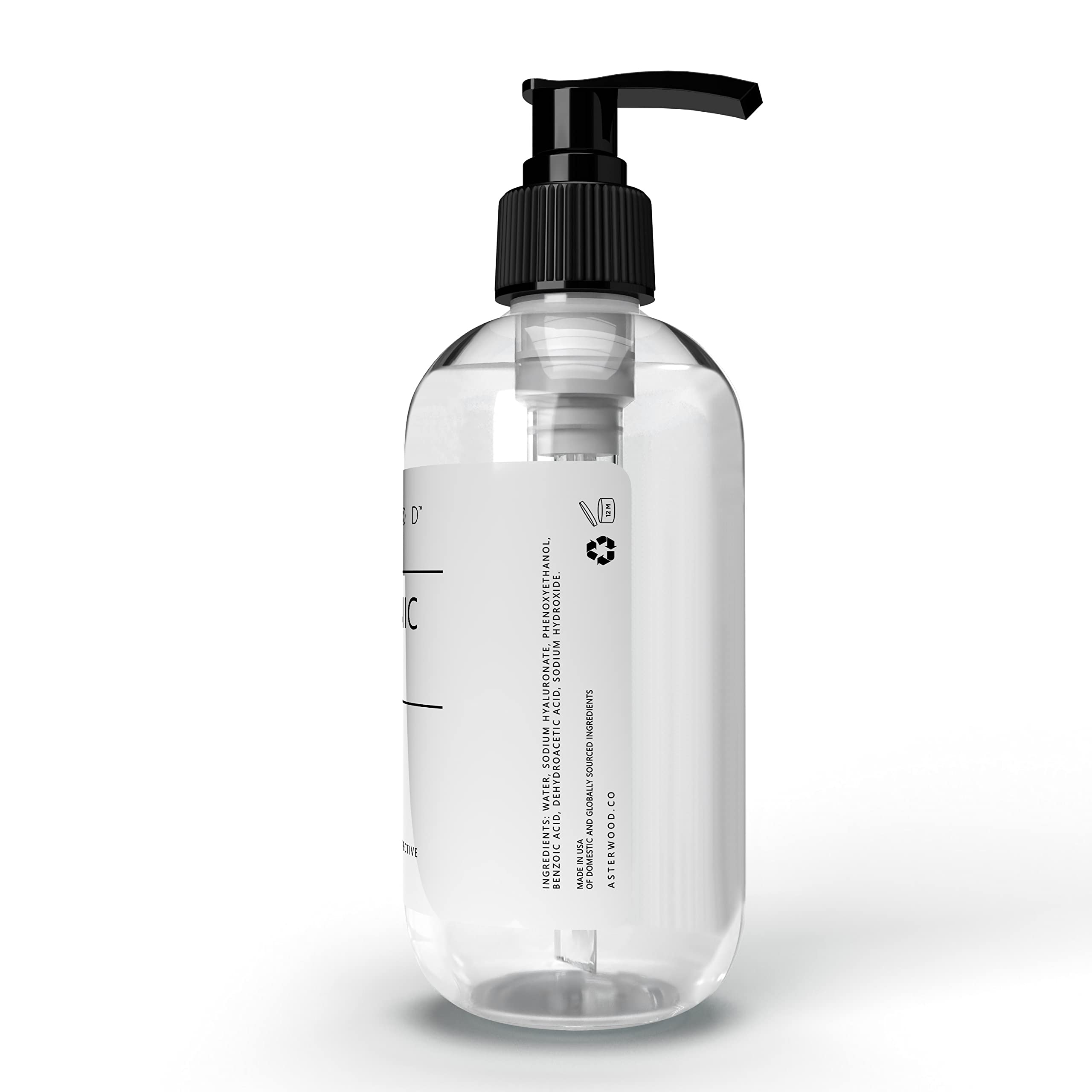 Serum drop on palm ready for on-face application with light texture.