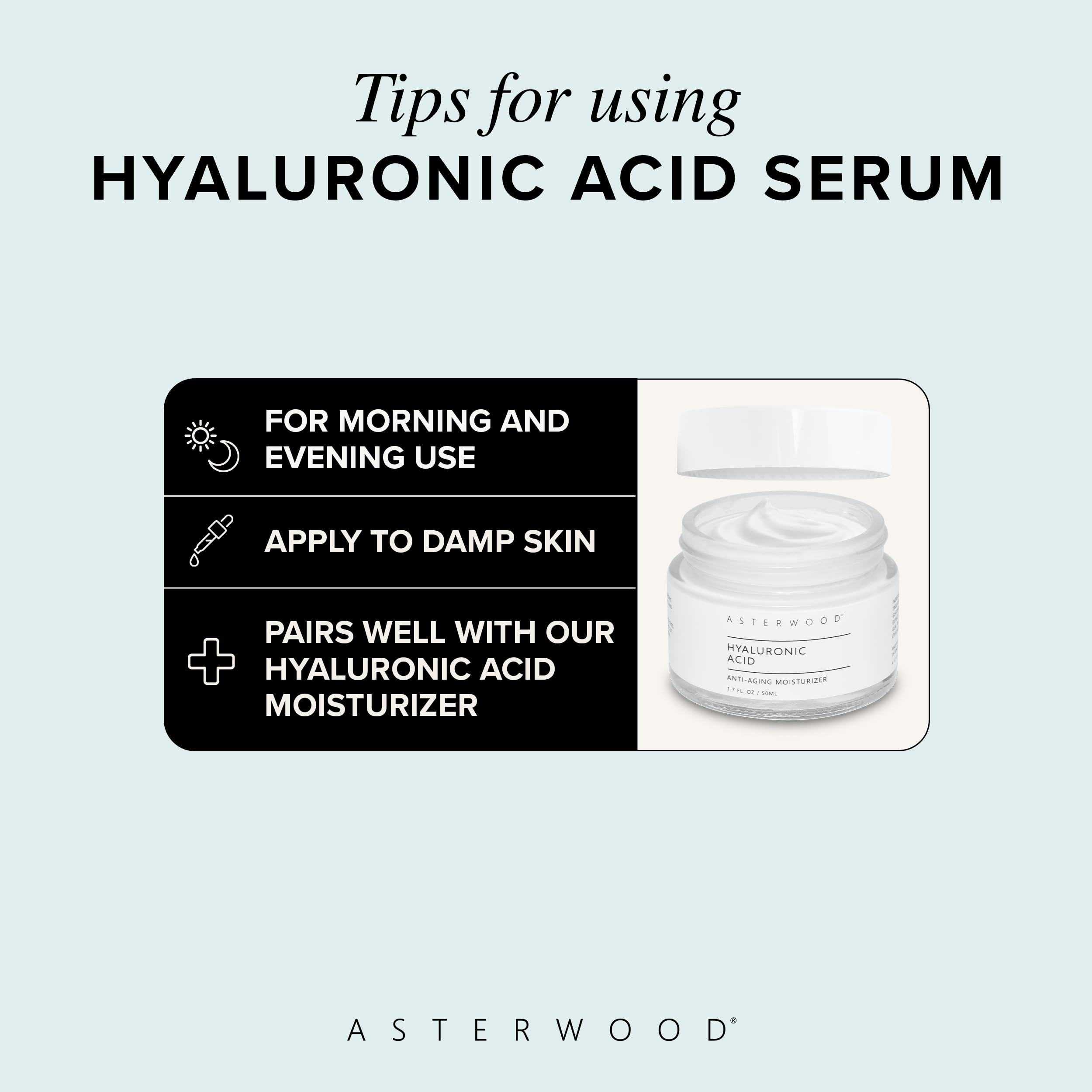 Healthy-looking glow after using Asterwood Hyaluronic Serum daily.