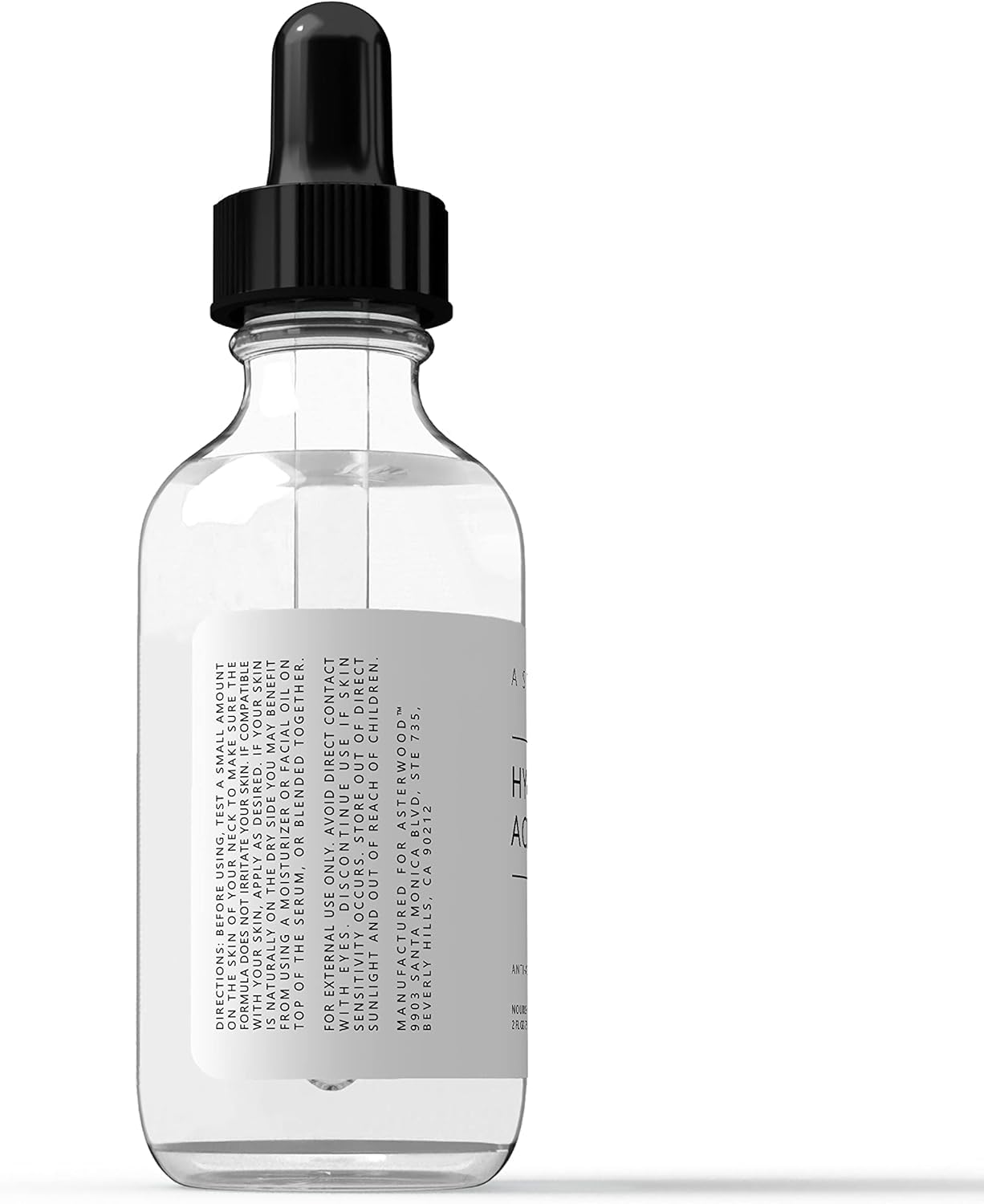 Asterwood Hyaluronic Serum beside moisturizer to lock in hydration.