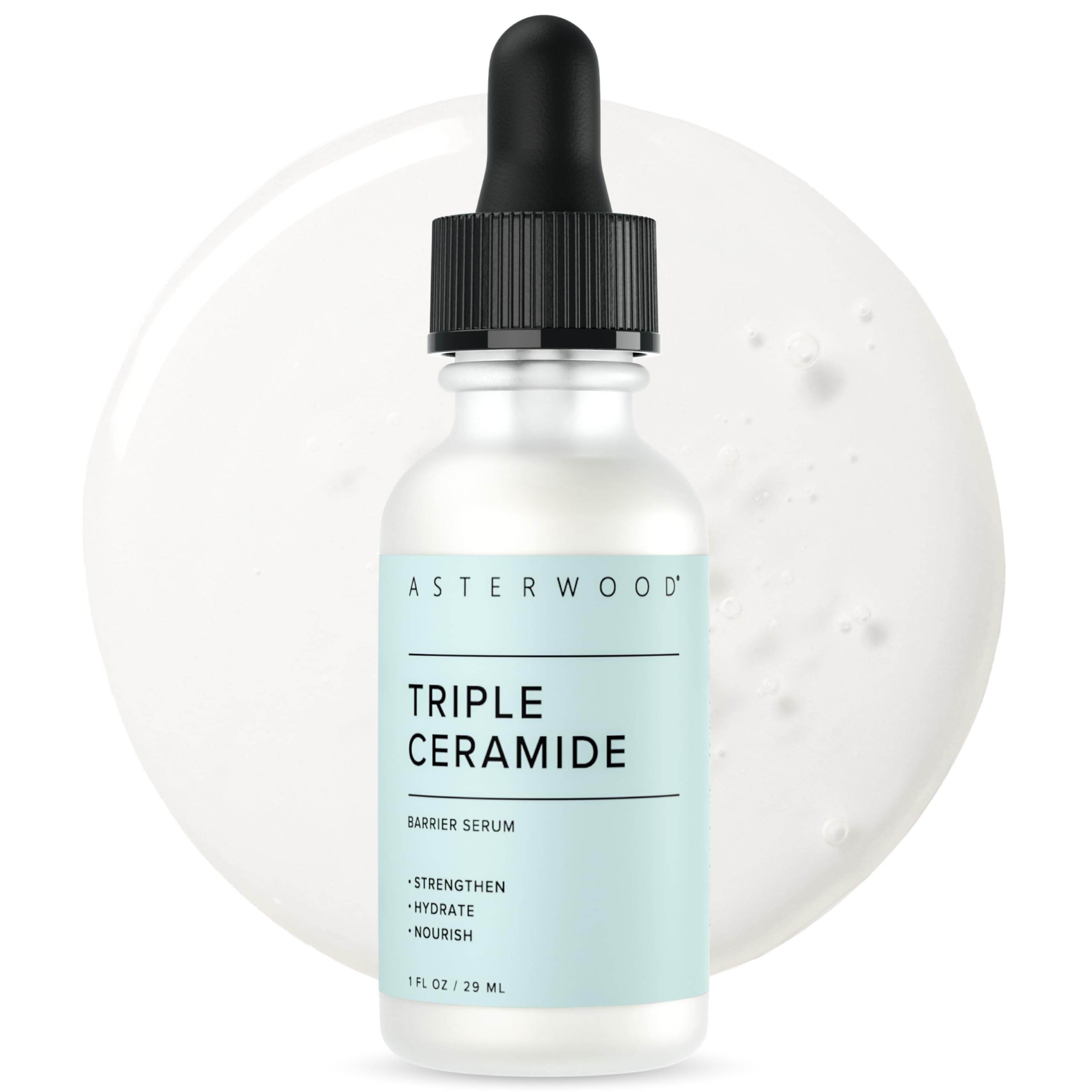 Asterwood Serum Barrera Ceramidas envase: refuerza la barrera cutánea suave