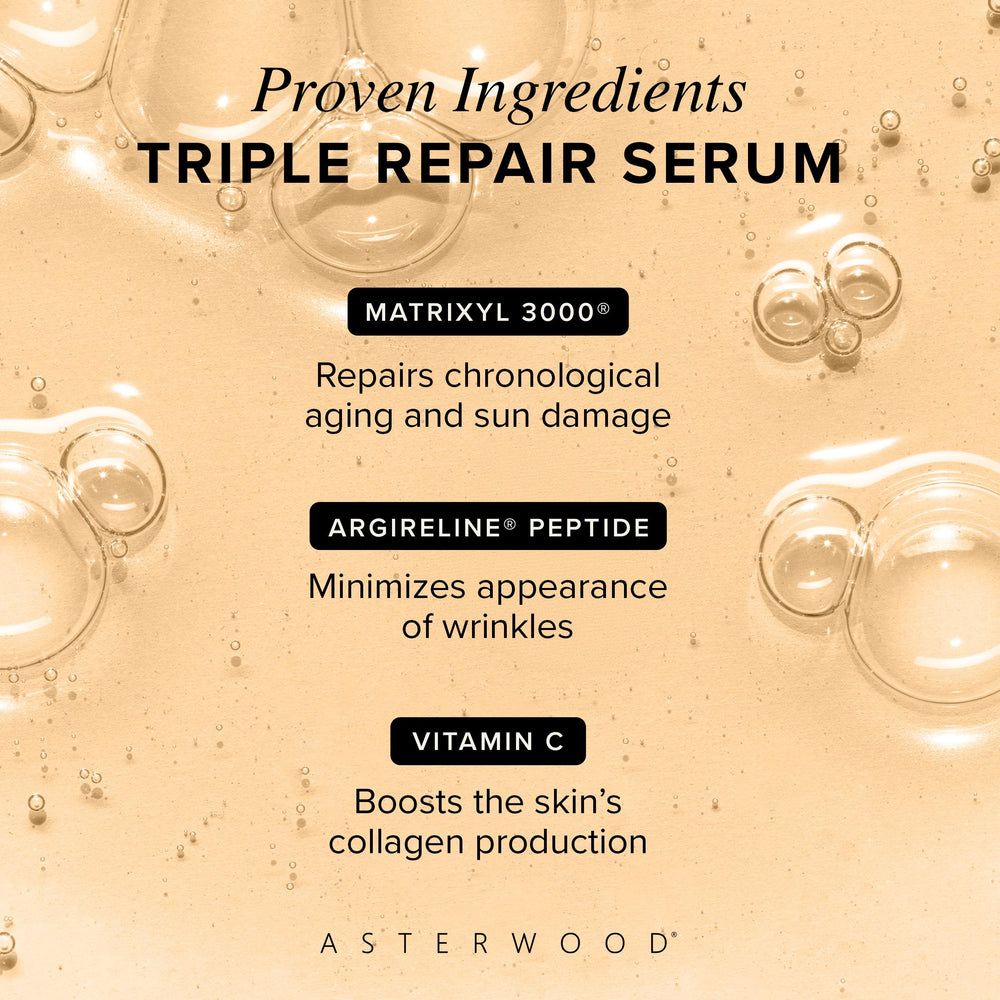 Texture of Asterwood serum gliding onto the skin with a smooth feel