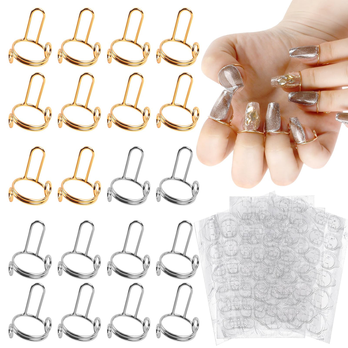 ASTONFOG: anillos Wudu para cambio rápido de estilo en uñas