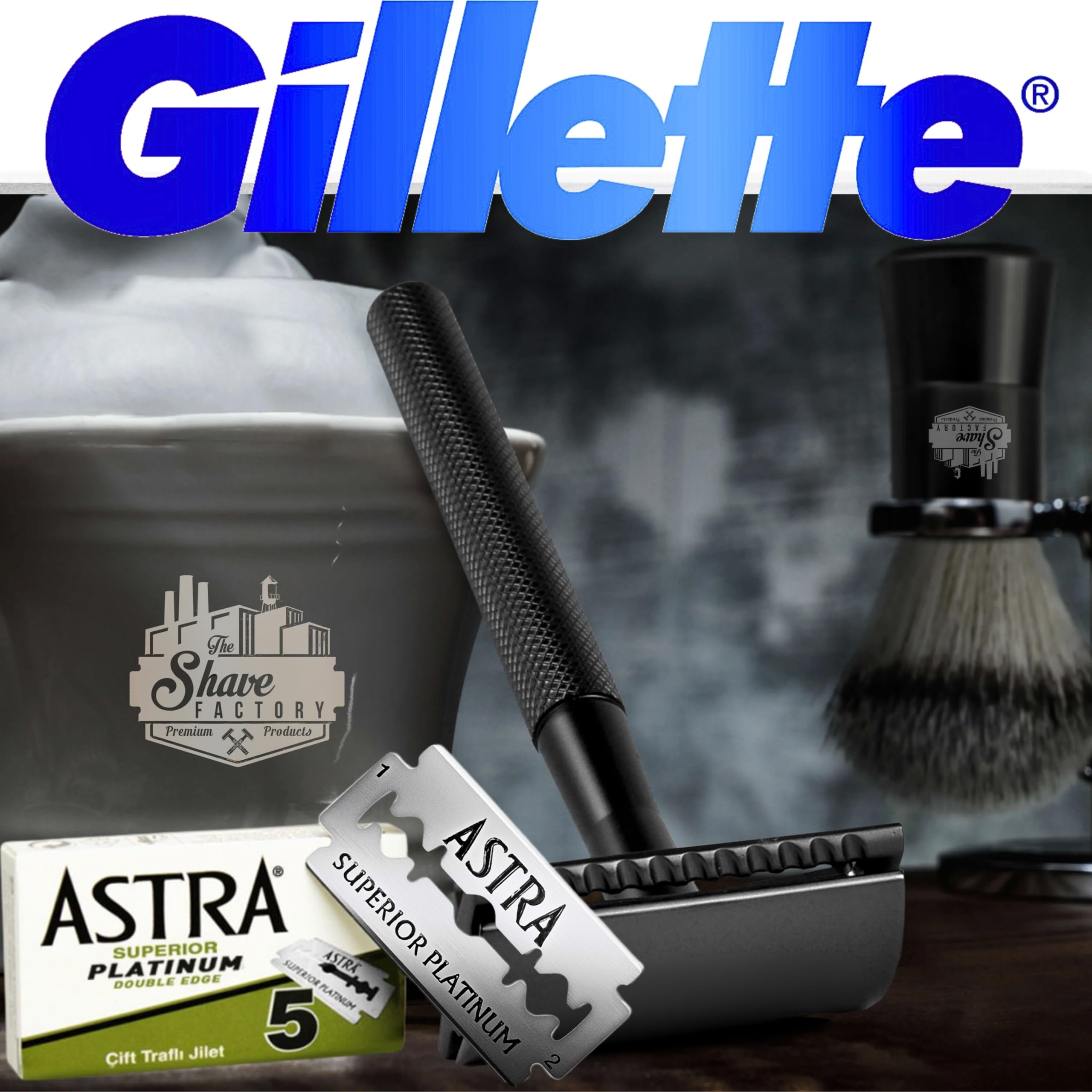 Sealed five blade unit from Astra Platinum preserves freshness.