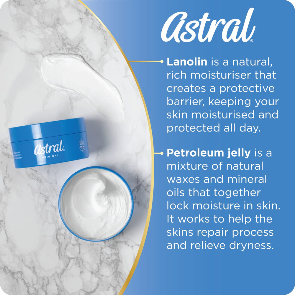 Astral Original Intensivo, crema para cuerpo que nutre piel durante el día.