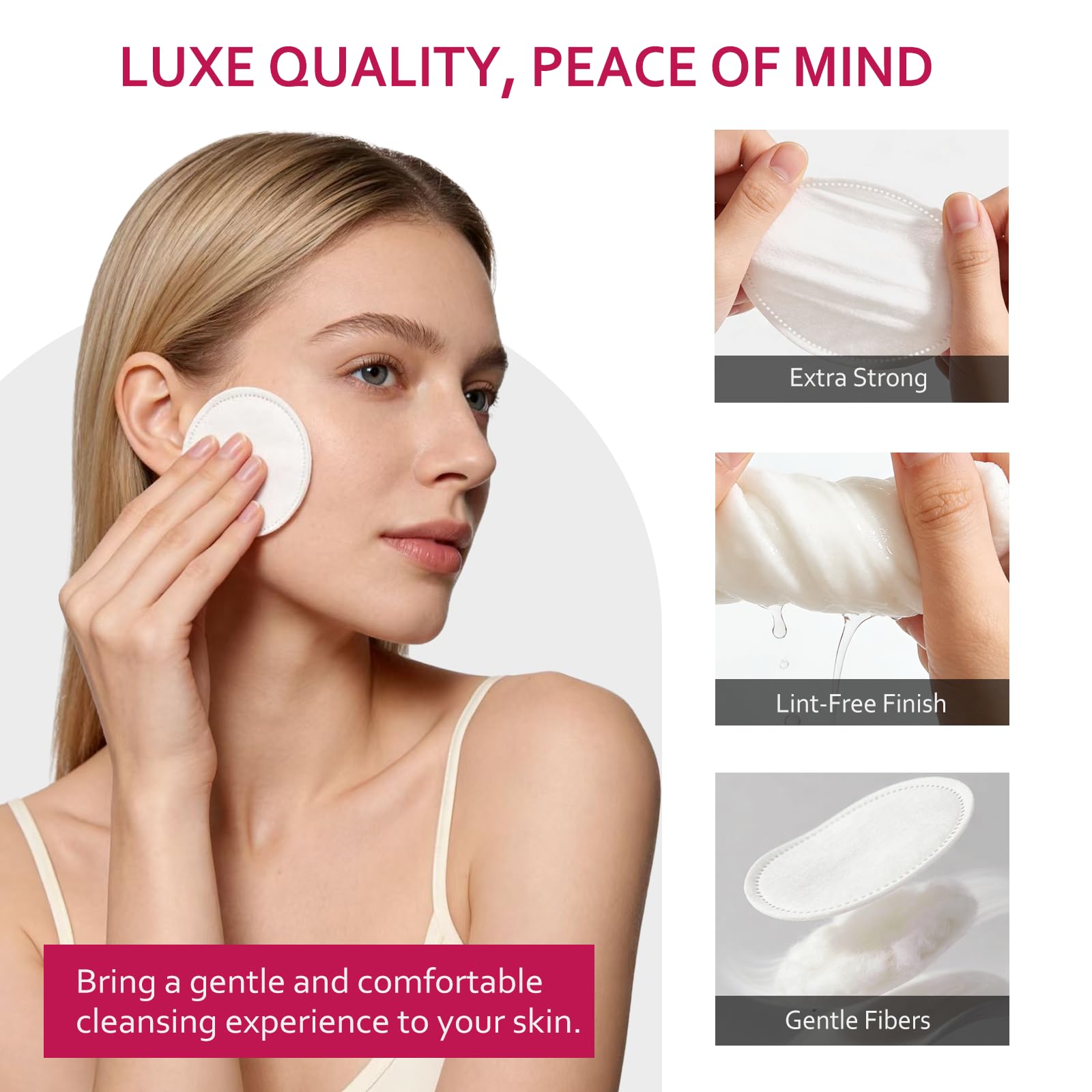Astraescly pads with lint-free stitched edges for reliable use.