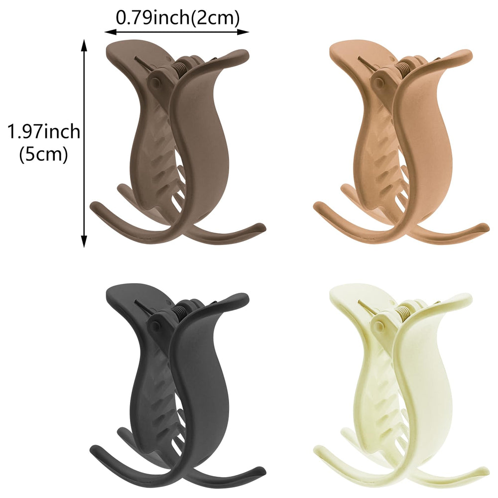 Aswewamt large claw hair clip grips different hair textures.
