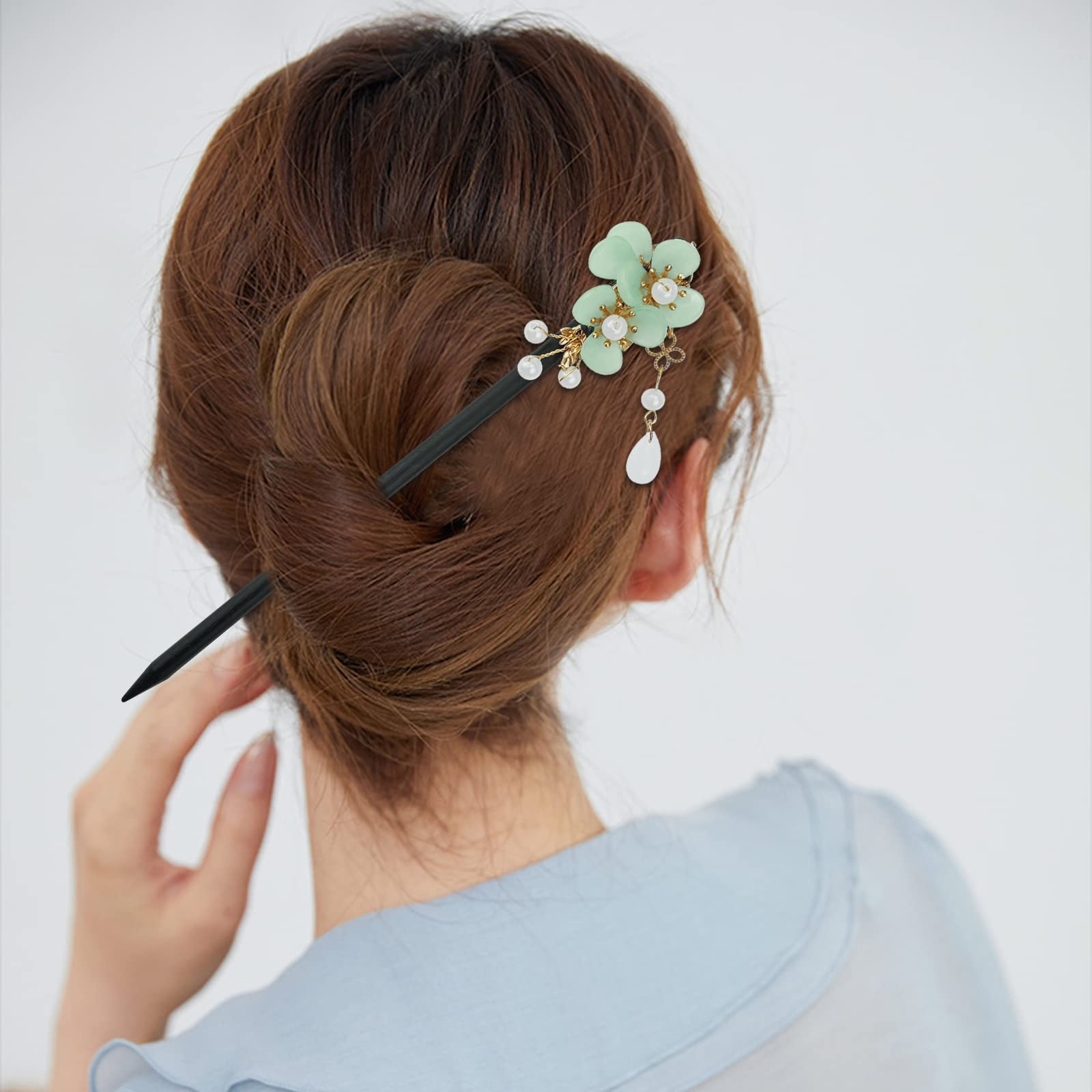Aswewamt wedding-friendly wooden hair sticks for special occasions