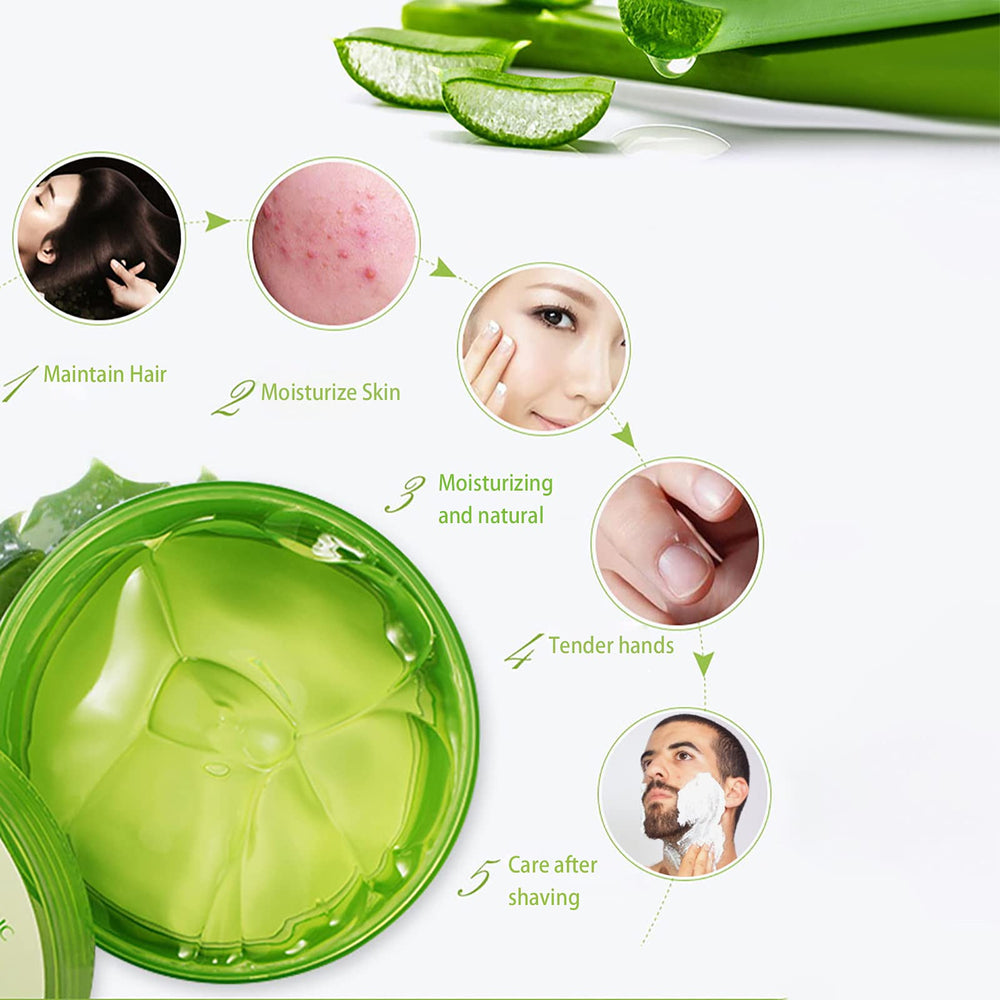 ASYBO Aloe Vera Gel after shaving calms skin