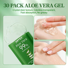 ASYBO Aloe Vera Gel pour texture ready for quick skin absorption