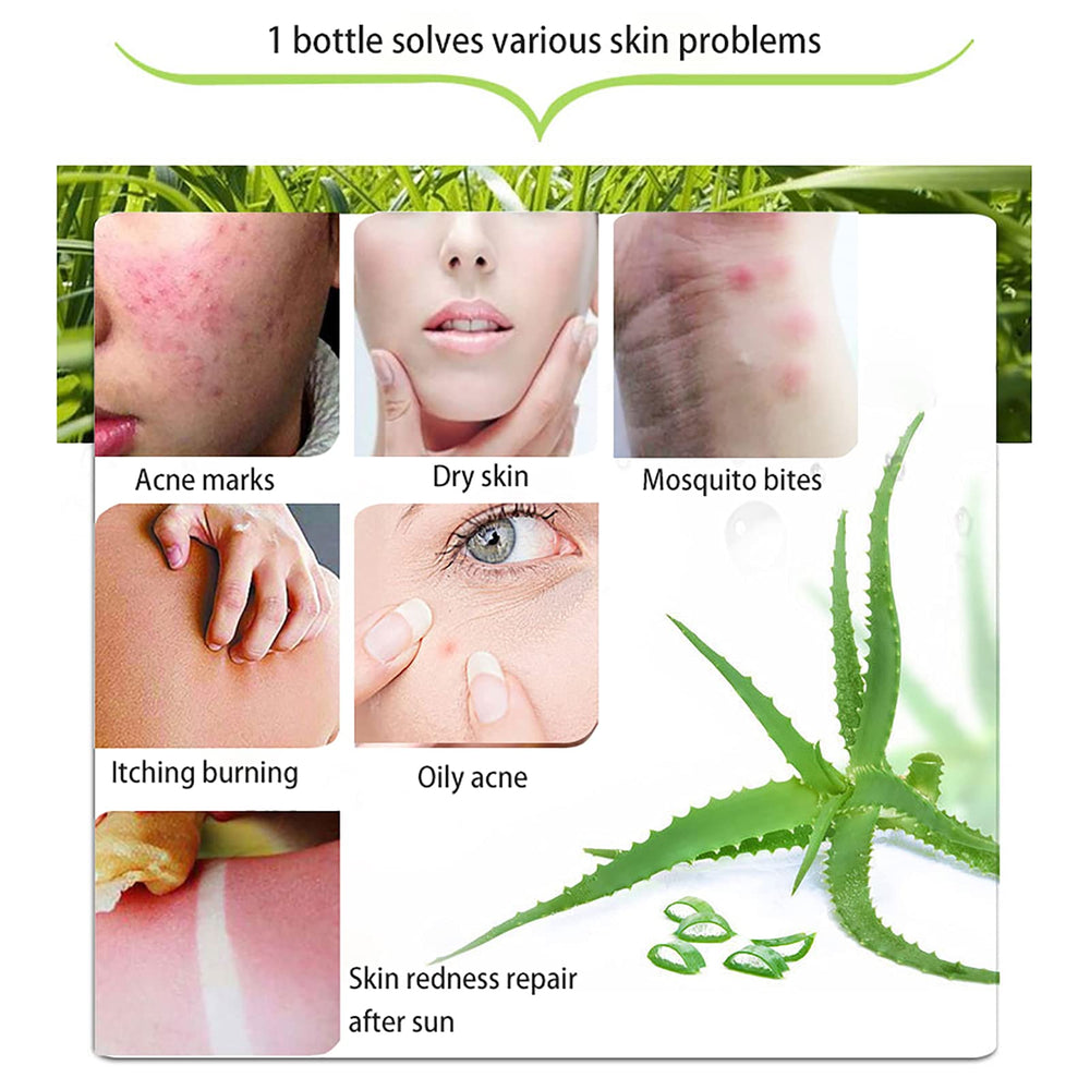 ASYBO Aloe Vera Gel moisturizes skin with a refreshing feel