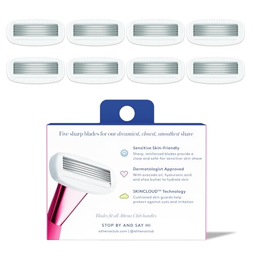 Serum-infused blades with shea butter for moisturized skin