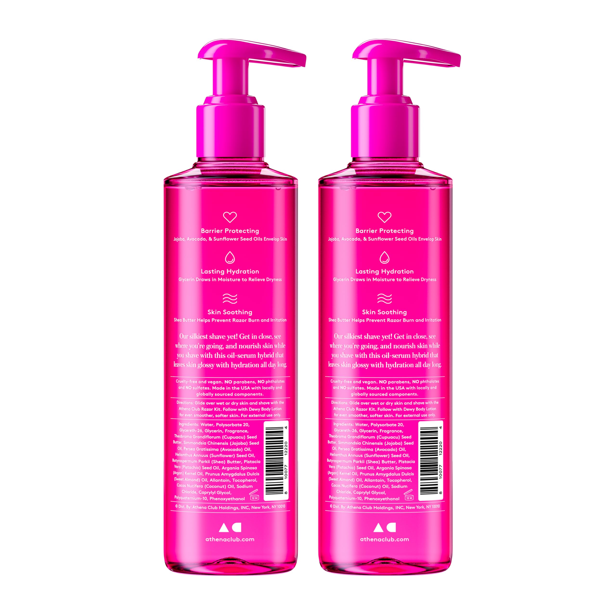Athena Club Shave Oil is dermatologist-tested, suitable for most skin types.