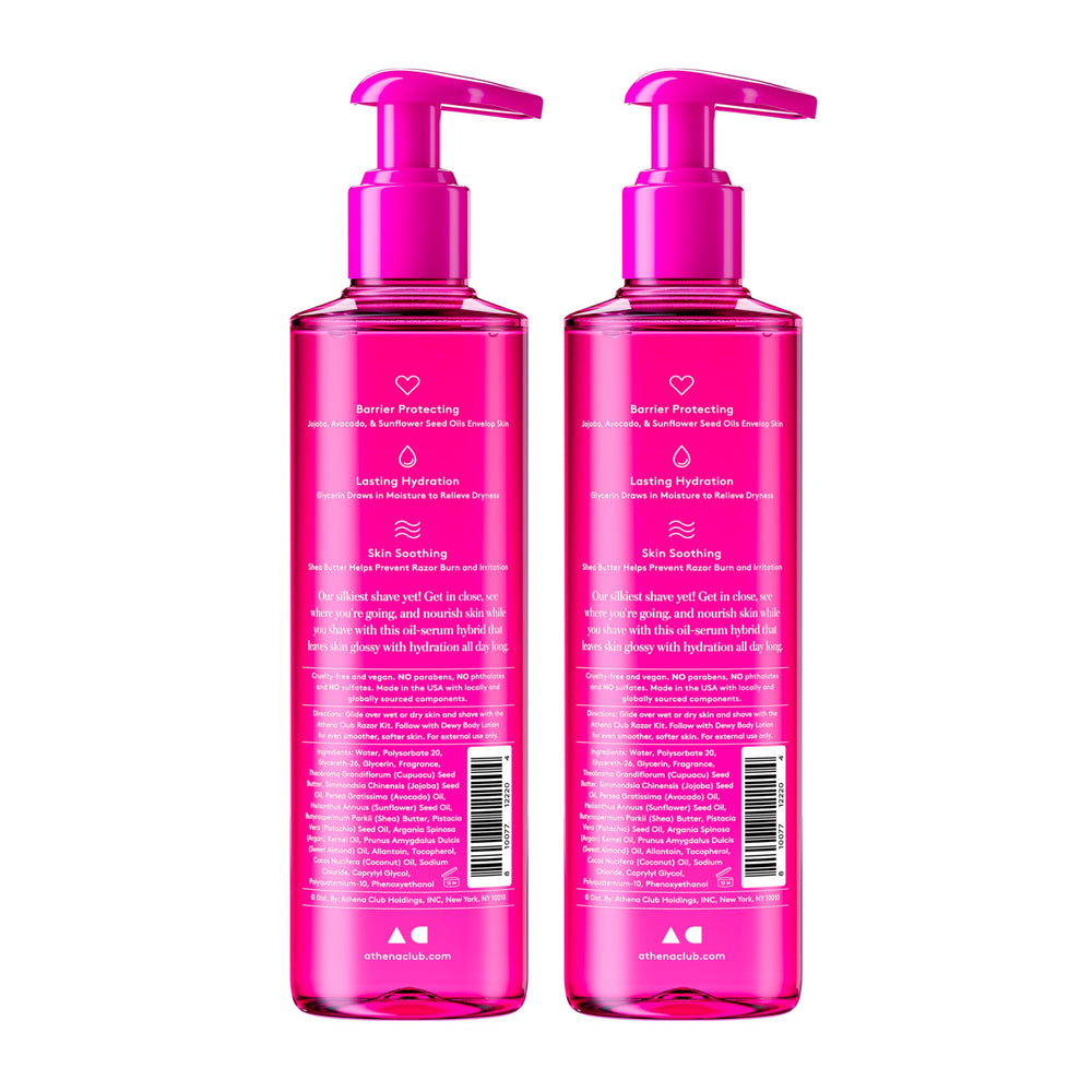 Athena Club Shave Oil is dermatologist-tested, suitable for most skin types.