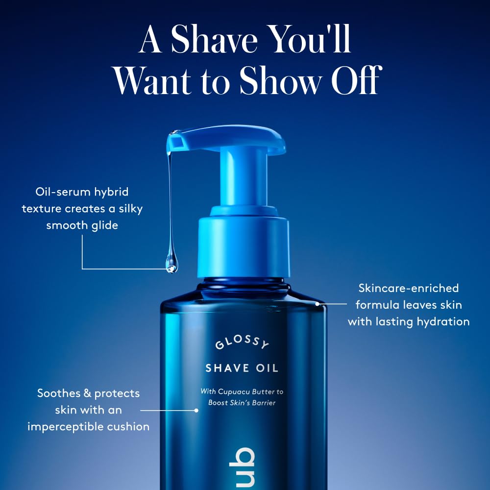 Athena Club Shave Oil transparent formula creates a clear path for shaving.