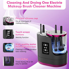 ATIDIE 3-in-1 cleaner uses advanced cleaning solution for deep, effective cleansing.