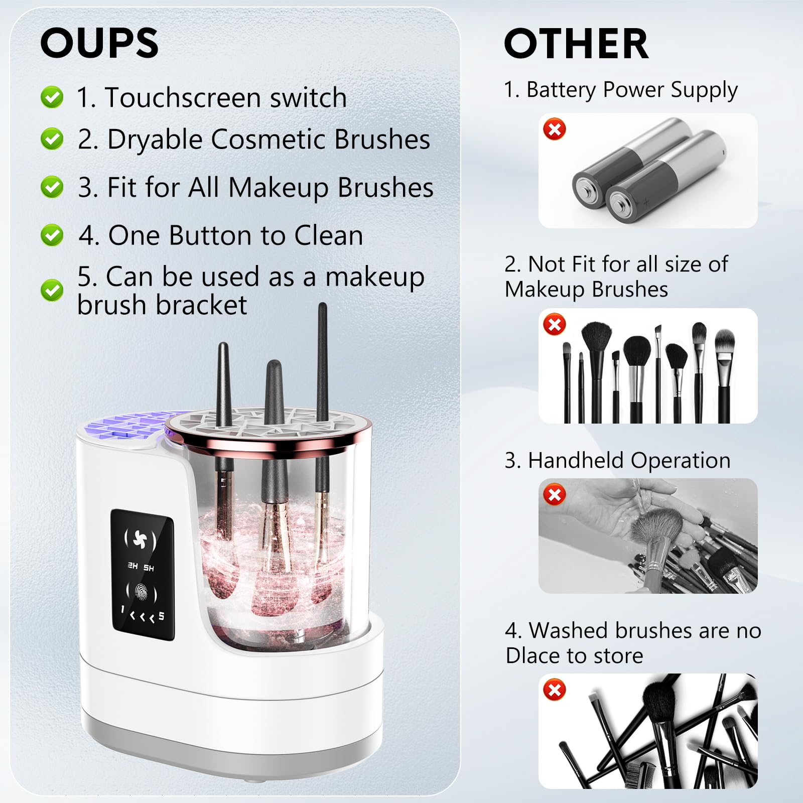 ATIDIE compact cleaner perfect for travel and on-the-go use