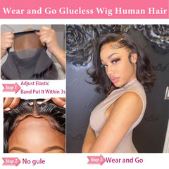 Atilck 4x4 lace closure wig provides seamless scalp blend for a natural look.