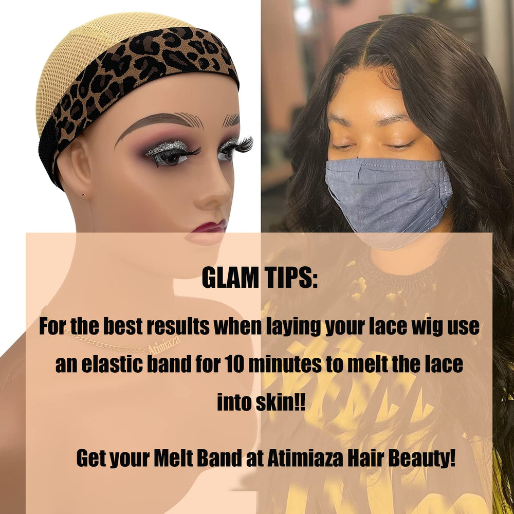 Atimiaza wig bands worn-on-head; simple daily use during styling.