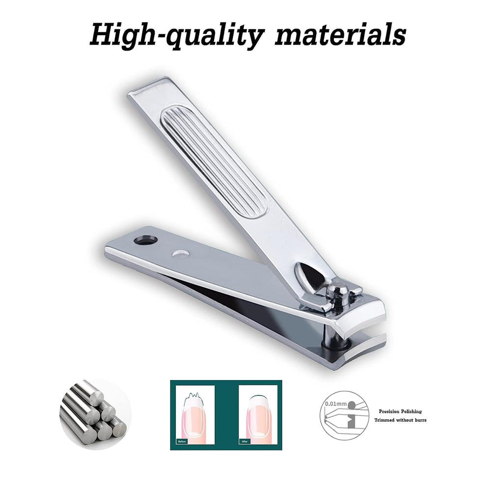 Atimier nail clipper set close-up blades ensure clean, precise cuts.