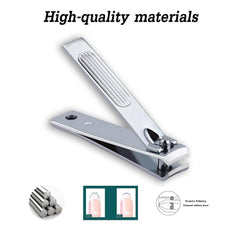 Atimier nail clipper set close-up blades ensure clean, precise cuts.