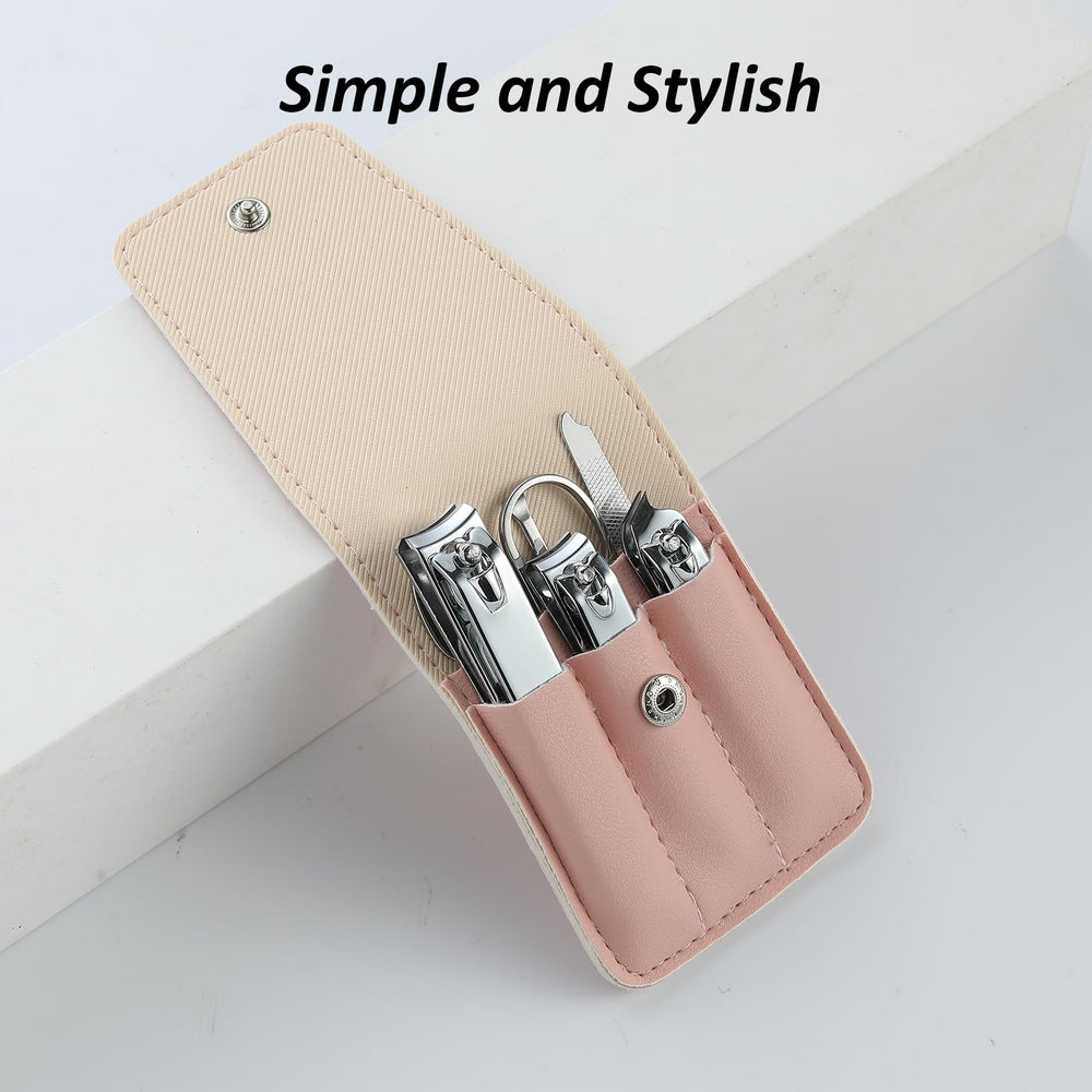 Atimier portable nail kit travel case ideal for bags and luggage.
