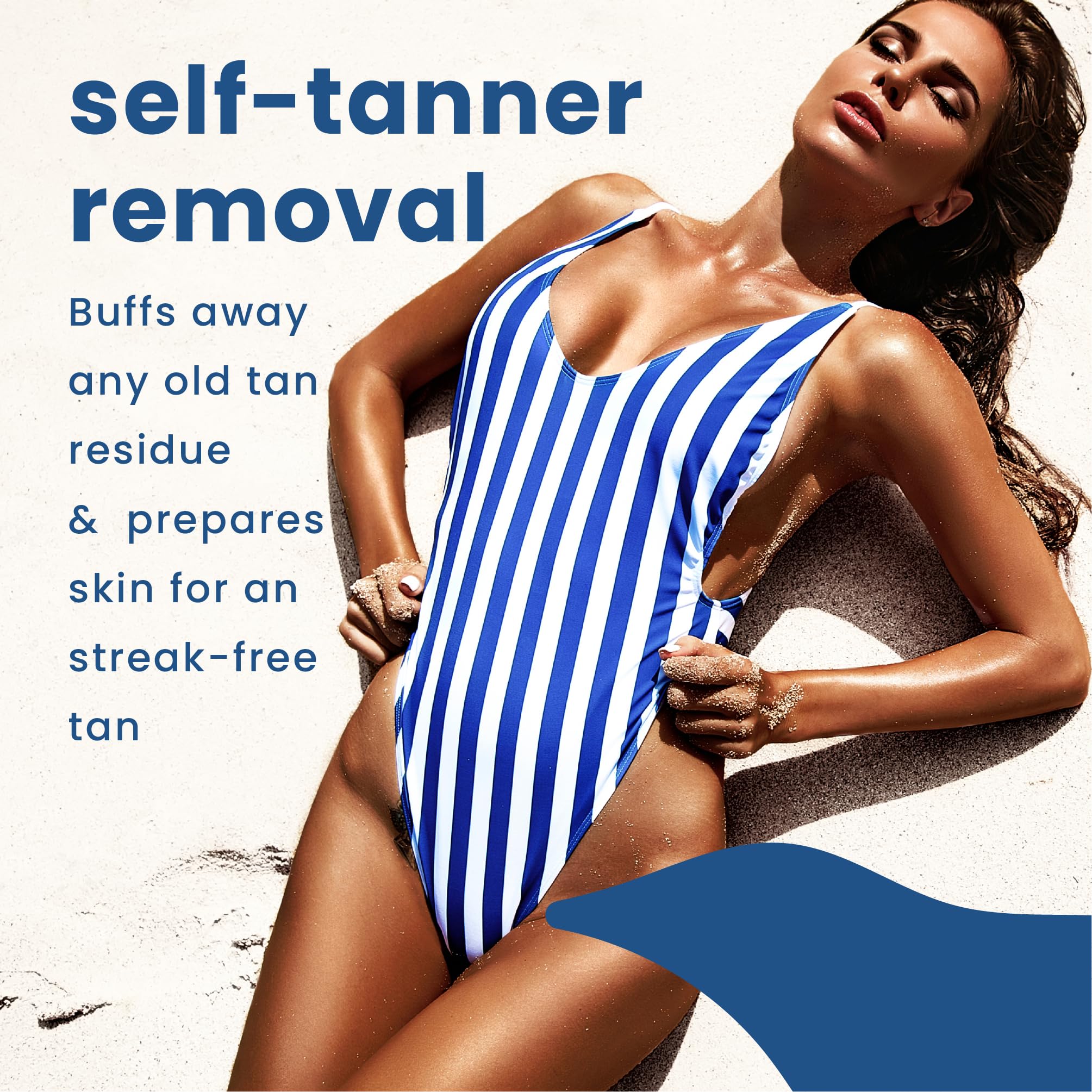 ATLANTIS PEOPLE guante exfoliante marroquí, prepara la piel para bronceado