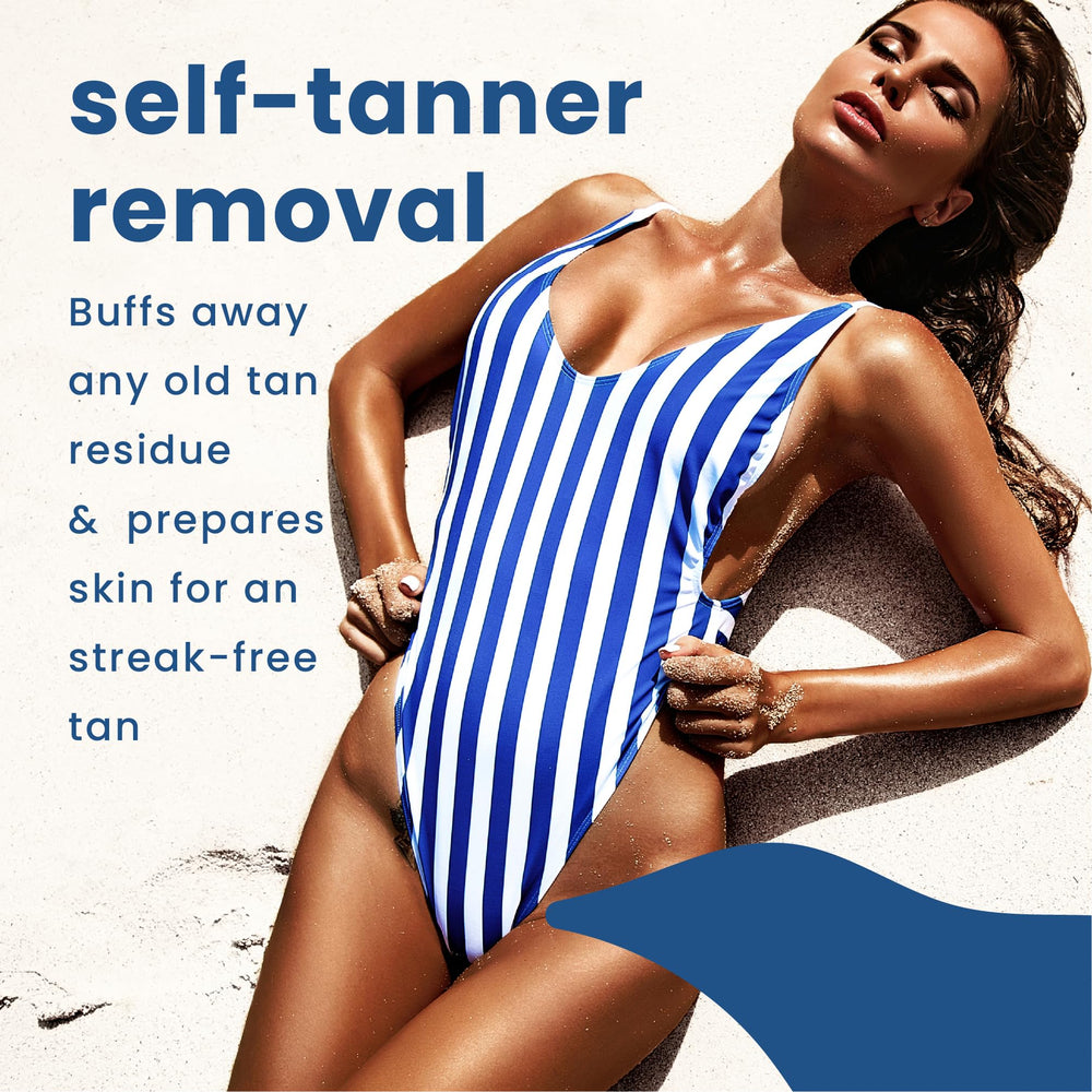 ATLANTIS PEOPLE guante exfoliante marroquí, prepara la piel para bronceado