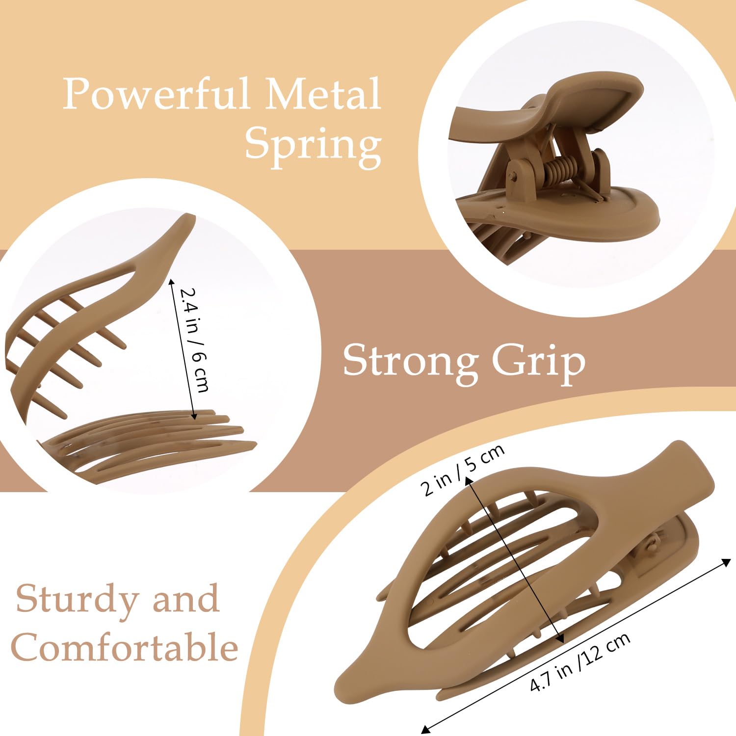 ATODEN flat hair clips various-occasions ideal for party, office, beach