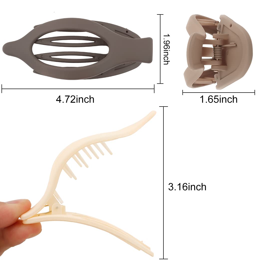 Atoden no-snag hair clips offer gentle detangling and secure, all-day hold.