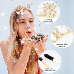 Atoden women and girls birthday accessories for chic, memorable photos