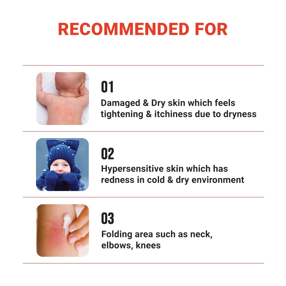 Night-time usage: ATOPALM Panthenol Cream as sleeping pack