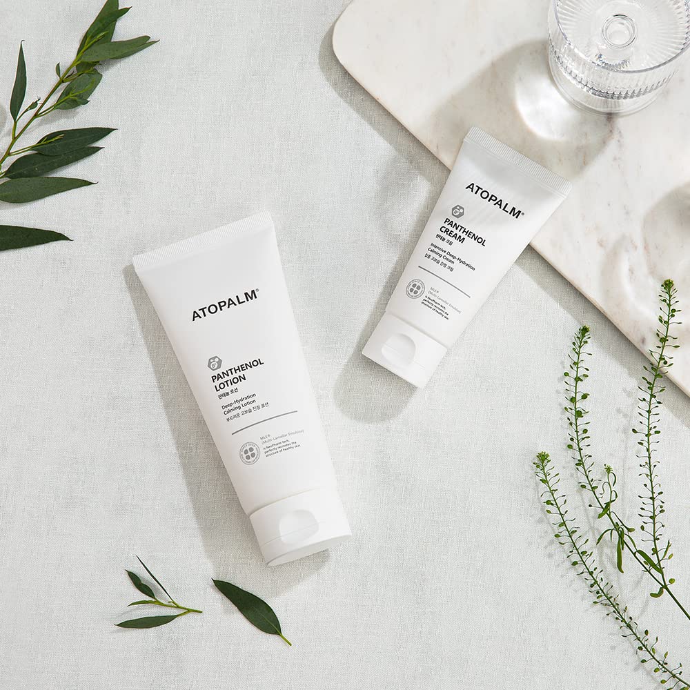 Refreshing feel as ATOPALM Panthenol Cream absorbs into skin
