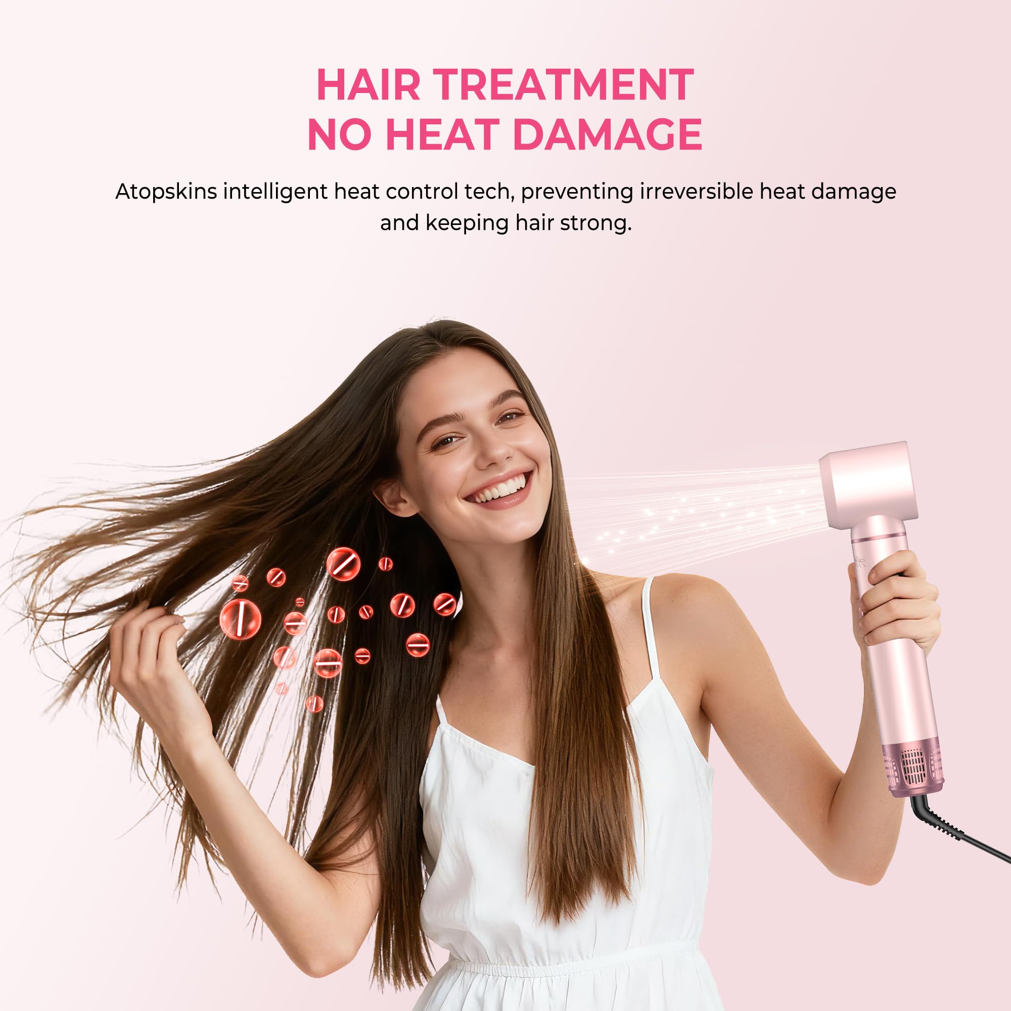 Atopskins 1.57-inch hot air curler enables defined waves