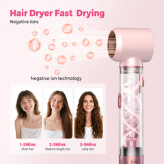 Atopskins Coanda auto-wrap curl system demonstrates easy curling in action