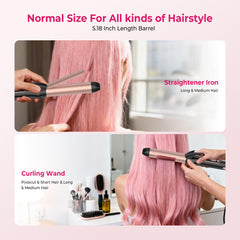 Atopskins travel dual voltage curler ready for styling anywhere.