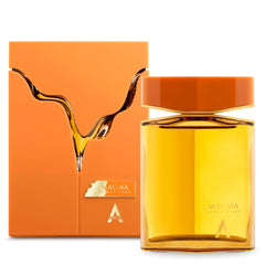 Atralia Magma Ember Dusk bottle with warm amber hues and premium finish.