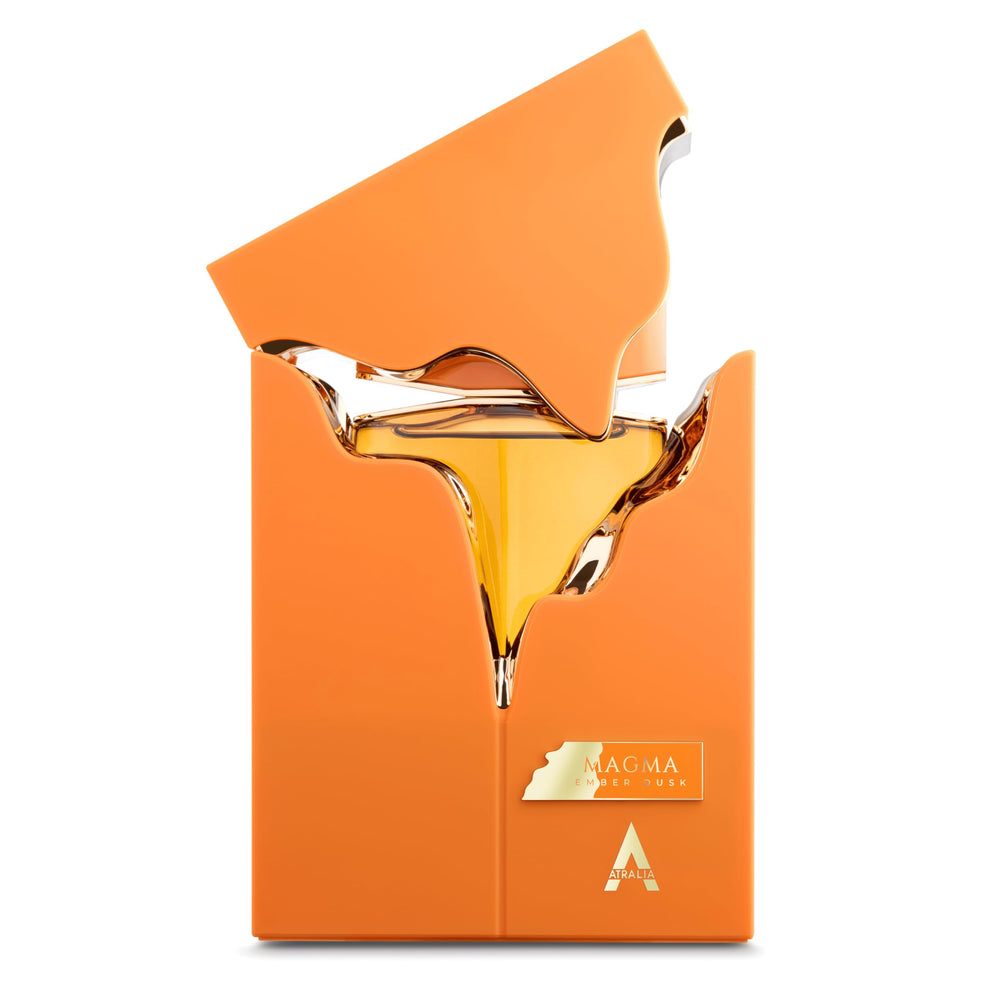 Atralia Magma Ember Dusk box suggesting a premium unboxing experience.