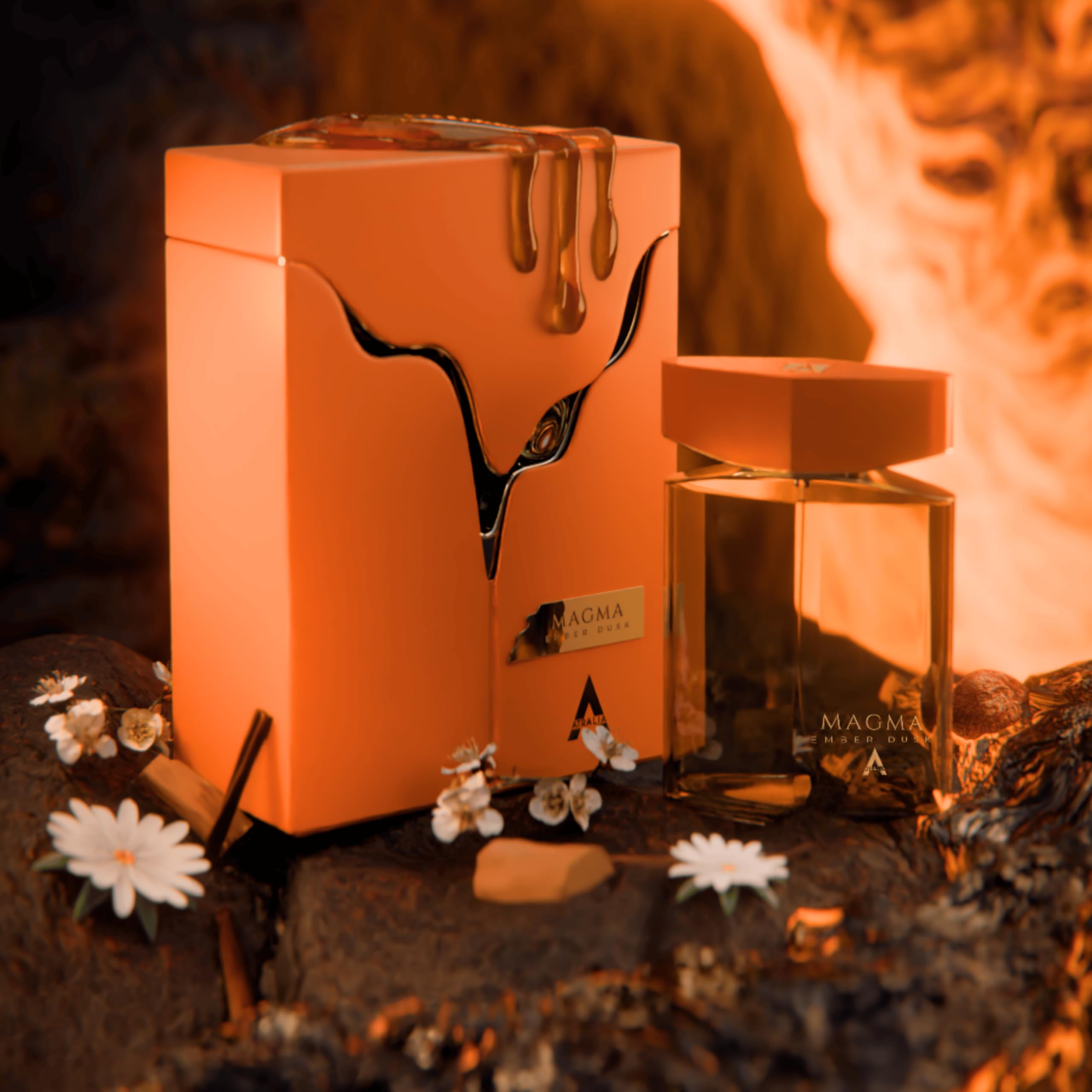 Spray nozzle of Atralia Magma Ember Dusk for balanced application.